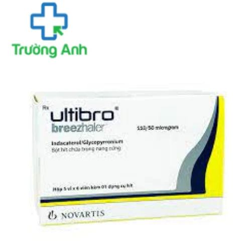Ultibro Breezhaler - Thuốc điều trị bệnh phổi tắc nghẽn của Thụy Sỹ