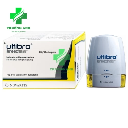 Ultibro Breezhaler - Thuốc điều trị bệnh phổi tắc nghẽn của Thụy Sỹ