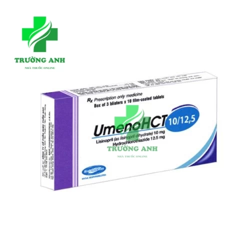 UmenoHCT 10/12,5 - Thuốc điều trị tăng huyết áp nhẹ của Savi