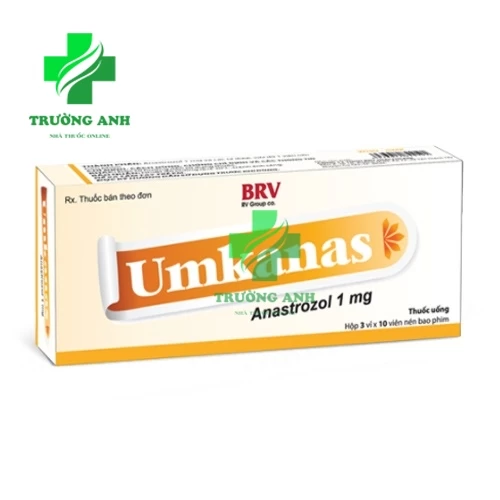 Umkanas 1mg - Anastrozol 1mg BRV Healthcare