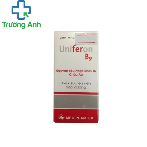 Uniferon B9 - Thuốc điều trị dự phòng thiếu sắt của Mediplantex