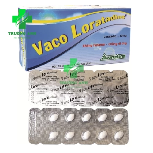 VACO LORATADINE 10mg - Thuốc trị viêm mũi dị ứng hiệu quả
