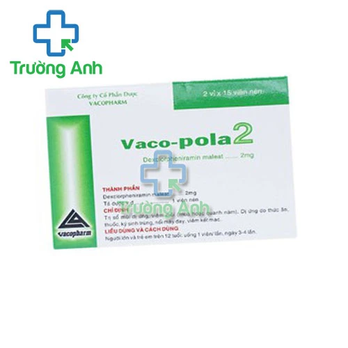 VACO - POLA 2 Vacopharm - Trị sổ mũi dị ứng, viêm mũi 