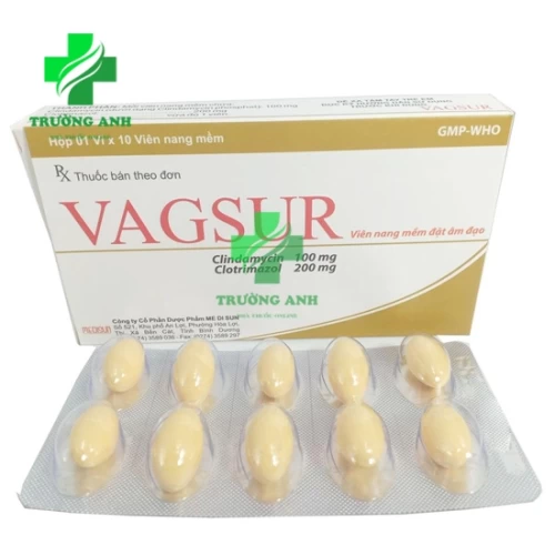 Vagsur - Thuốc đặt điều trị nấm âm đạo hiệu quả