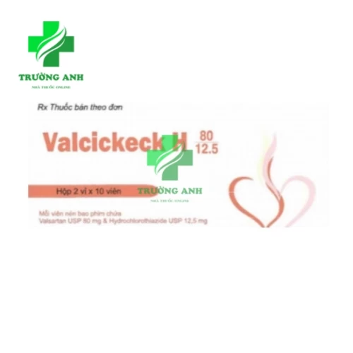 Valcickeck H 80mg - Thuốc điều trị cao huyết áp hiệu quả của Ấn Độ