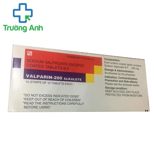 Valparin 200mg- Thuốc điều trị động kinh hiệu quả của Ấn Độ