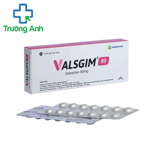 VALSGIM 80 - Điều trị tăng huyết áp, suy tim của Agimexpharm