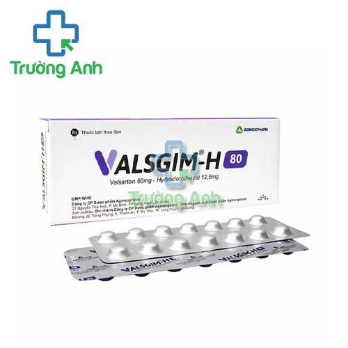 Valsgim-H 80 Agimexpharm - Thuốc điều trị tăng huyết áp