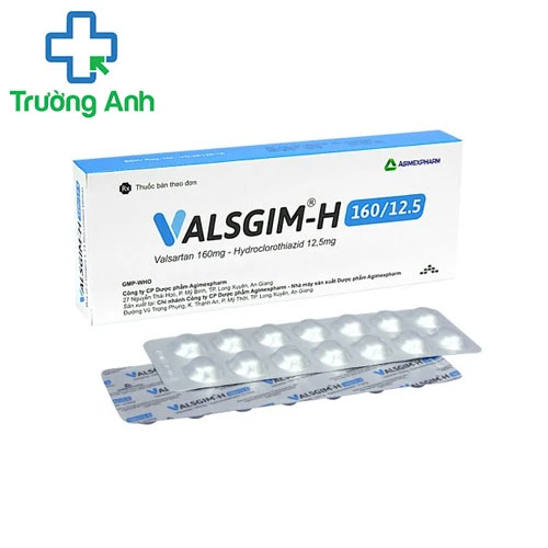Valsgim-H160/12.5 - Thuốc điều trị tăng huyết áp của Agimexpharm