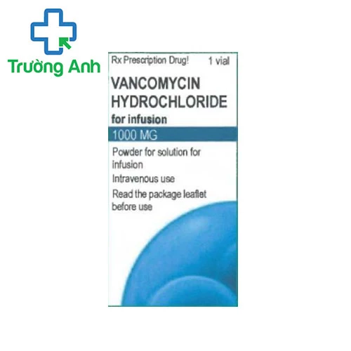 Vancomycin hydrochloride for infusion - Điều trị nhiễm khuẩn nặng   