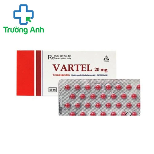 Vartel 20mg - Phòng cơn đau thắt ngực hiệu quả của TV.Pharm
