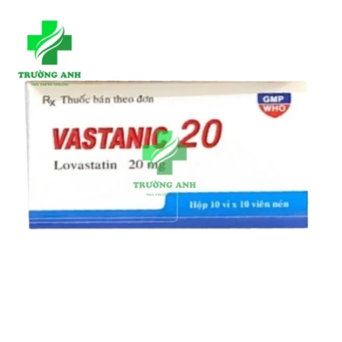 Vastanic 20 - Điều trị tăng cholesterol máu hiệu quả