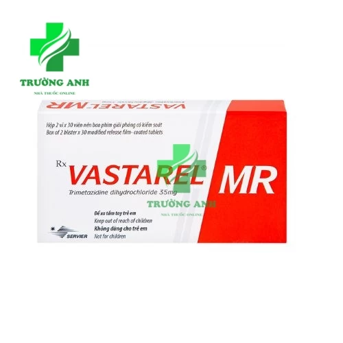 Vastarel MR 35mg - Phòng ngừa đau thắt ngực hiệu quả của Pháp