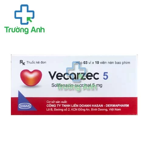 Vecarzec 5 Hasan - Thuốc điều trị tiểu không tự chủ