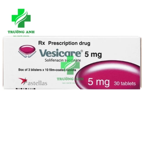 Vesicare 5mg - Điều trị tiểu són, tiểu nhiều lần của Hà Lan