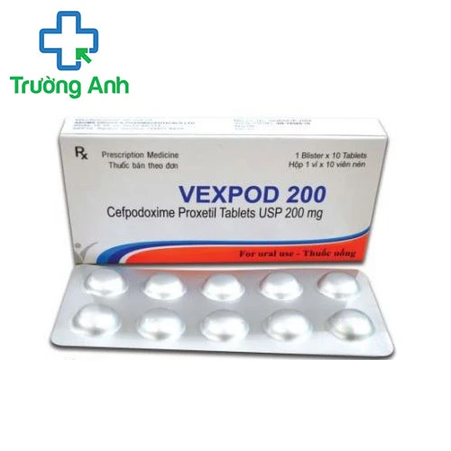 Vexpod 200 - Thuốc điều trị nhiễm khuẩn hiệu quả của Ấn Độ
