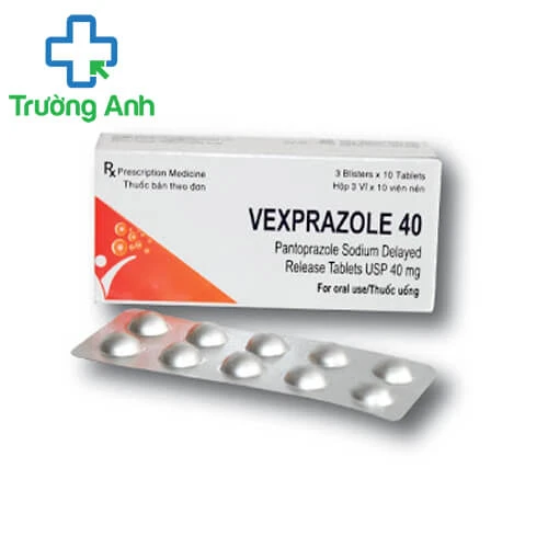 Vexprazole 40 - Thuốc điều trị trào ngược dạ dày hiệu quả của Ấn Độ