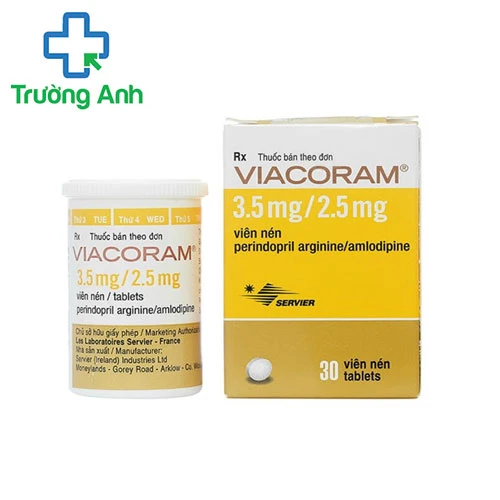 Viacoram 3.5mg/2.5mg - Điều trị tăng huyết áp hiệu quả