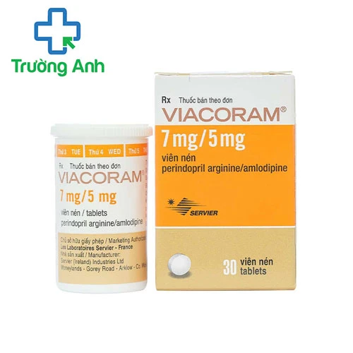 Viacoram 7mg/5mg - Điều trị tăng huyết áp hiệu quả