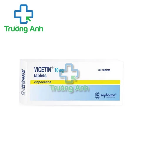 Vicetin 10mg Sopharma - Điều trị rối loạn tuần hoàn não