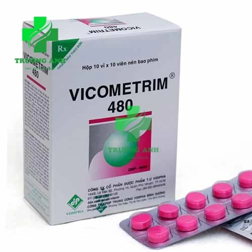 Vicometrim 480 Vidipha - Điều trị nhiễm khuẩn đường tiết niệu, đường hô hấp