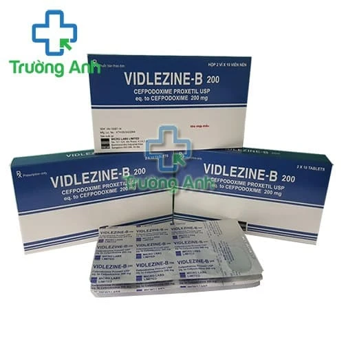 Vidlezine-B 200 - Thuốc điều trị viêm phế quản, viêm phổi cấp tính