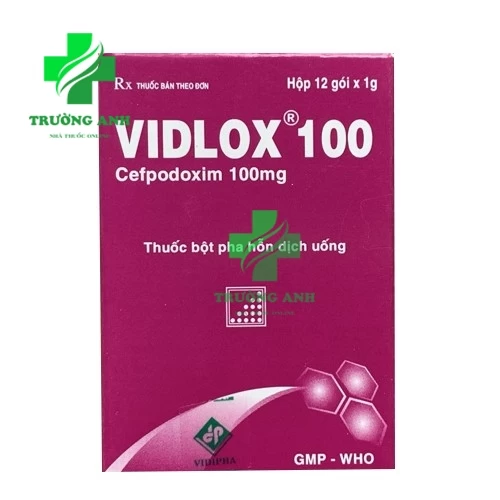 Vidlox 100 Vidipha - Thuốc kháng sinh điều trị nhiễm khuẩn hiệu quả