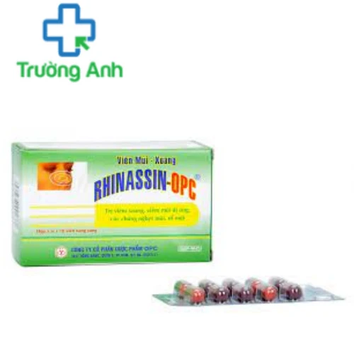 Viêm mũi- xoang Rhinassin- OPC- Thuốc điều trị viêm mũi dị ứng của OPC