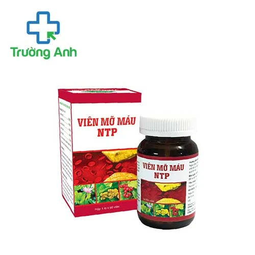 Viên mỡ máu – NTP (lọ 60 viên) - Hỗ trợ giảm mỡ trong máu phòng ngừa nguy cơ đột quỵ hiệu quả