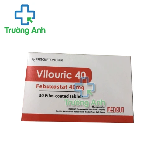 Vilouric 40 - Điều trị các triệu chứng Gout hiệu quả