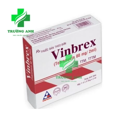 Vinbrex 80mg/2ml - Thuốc điều trị nhiễm khuẩn của Vinpharco