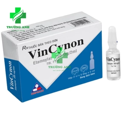 Vincynon 250mg/2ml - Thuốc điều trị xuất huyết của Vinpharco