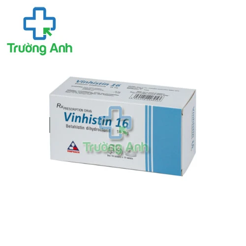 Vinhistin 16mg Vinphaco - Thuốc điều trị chóng mặt do tiền đình