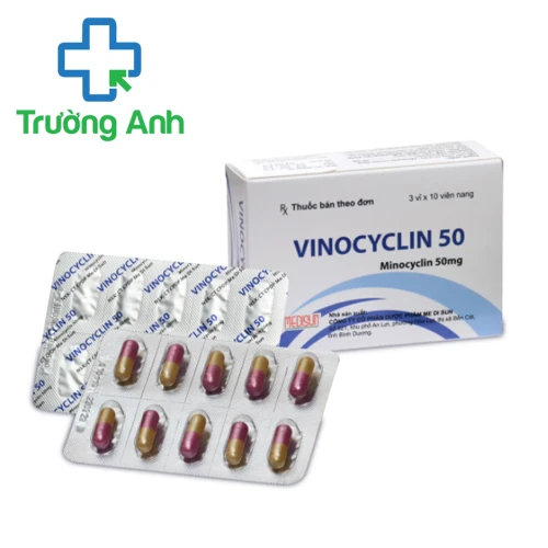 Vinocyclin 50 - Thuốc điều trị bệnh nhiễm khuẩn của Me Di Sun