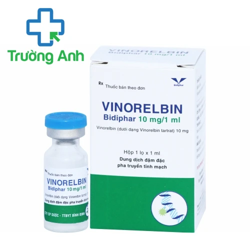 Vinorelbin Bidiphar - Thuốc điều trị ung thư phổi, ung thư vú