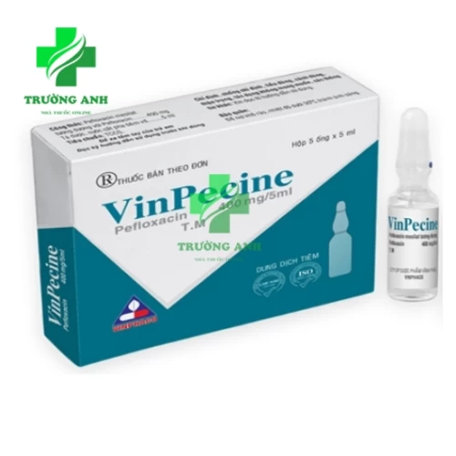 Vinpecine 400mg/5ml - Thuốc điều trị bệnh do nhiễm khuẩn