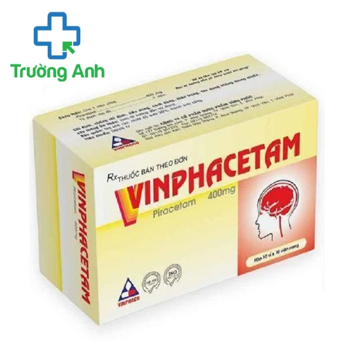 Vinphacetam 400mg - Thuốc điều trị thiếu máu lên não của Vinphaco