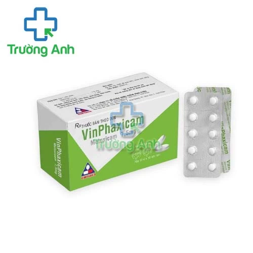 Vinphaxicam 7,5mg Vinphaco - Thuốc điều trị bệnh khớp mạn tính