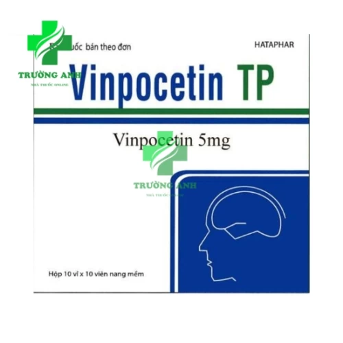 Vinpocetin TP 5mg Hataphar - Thuốc điều trị thiếu máu cục bộ