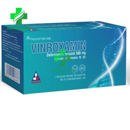 Vinroxamin 500mg Vinphaco - Thuốc điều trị ngộ độc sắt 