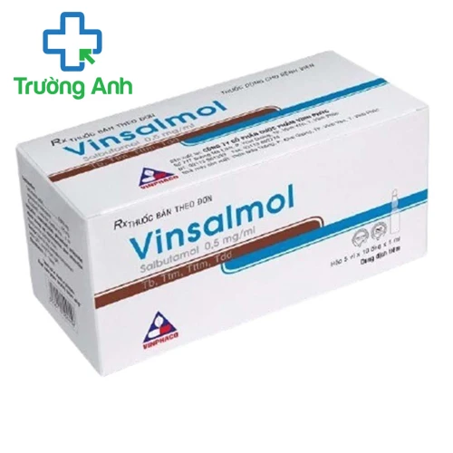 Vinsalmol 0,5mg/1ml - Thuốc điều trị cơn hen, ngăn cơn co thắt phế quản
