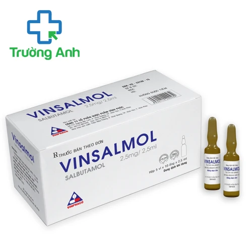 Vinsalmol 2,5mg/2,5ml - Thuốc điều trị hen suyễn, co thắt phế quản
