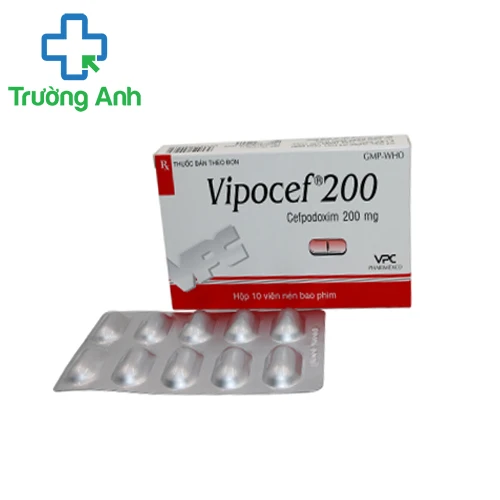 Vipocef 200 - Thuốc điều trị nhiễm khuẩn hiệu quả của DCL