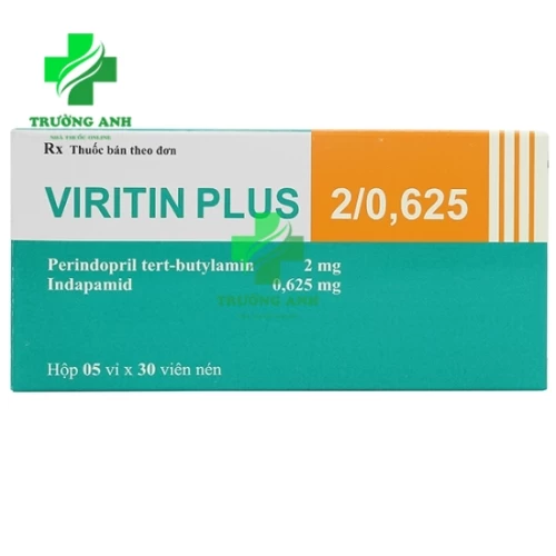Viritin plus 2/0,625 -  Thuốc điều trị tăng huyết áp nguyên phát hiệu quả