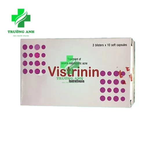 Vistrinin - Thuốc điều trị bệnh trứng cá nặng hiệu quả