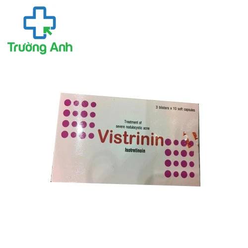 Vistrinin - Thuốc điều trị bệnh trứng cá nặng hiệu quả