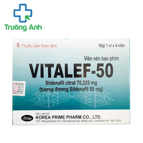Vitalef 50 - Phòng và điều trị thiếu vitamin nhóm B hiệu quả