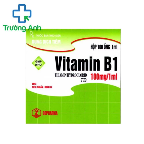 Vitamin B1 100mg/1ml Dopharma - Điều trị bệnh thiếu vitamin B1