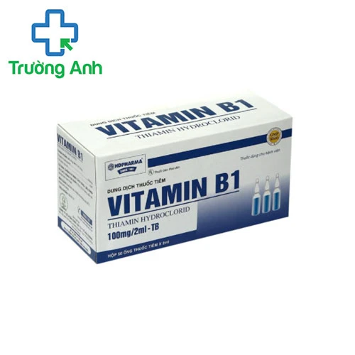 Vitamin B1 100mg/2ml HDpharma - Điều trị bệnh do thiếu vitamin B1