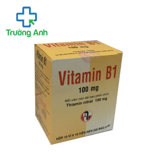 Vitamin B1 100mg Mediplantex - Điều trị bệnh thiếu thiamin nặng hiệu quả